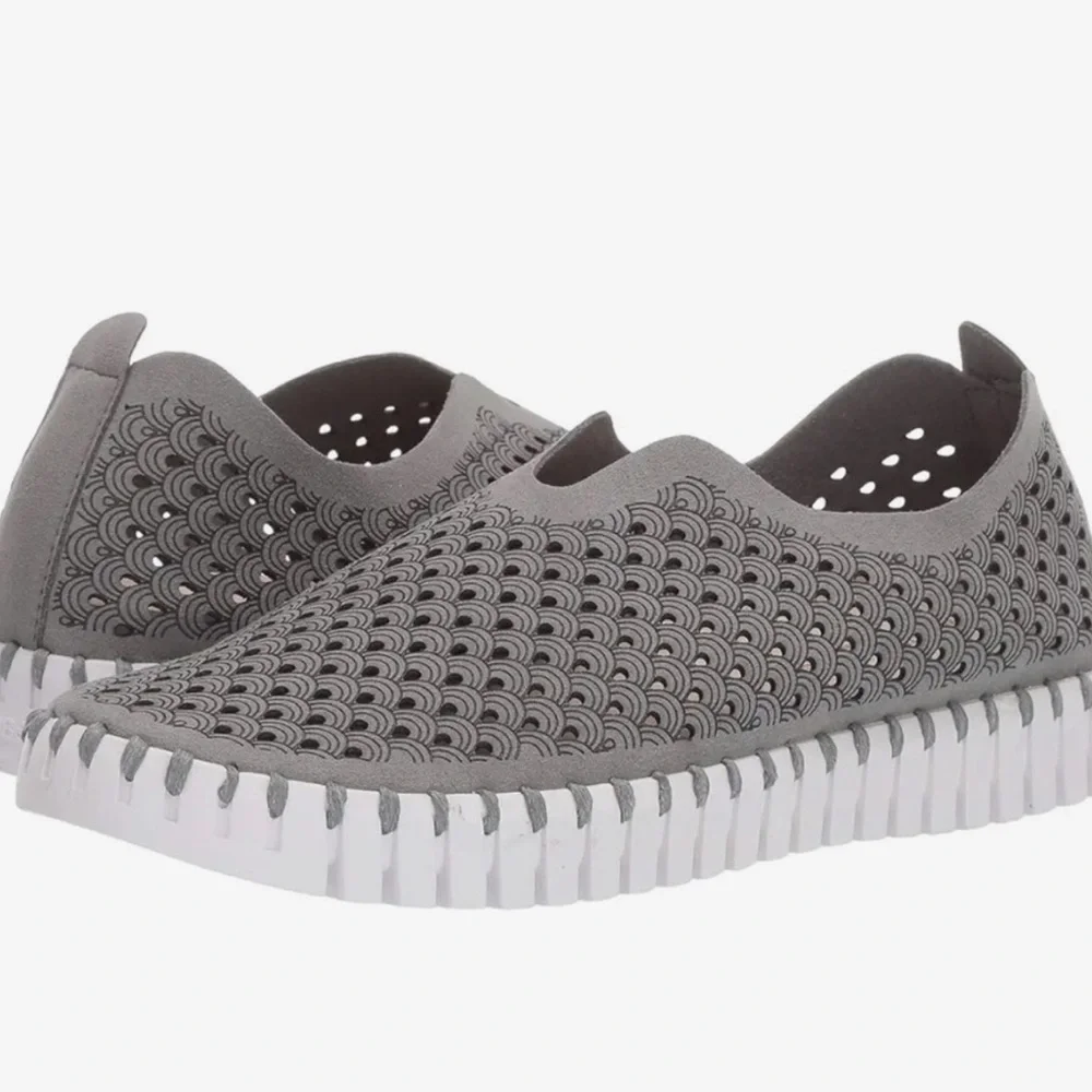 Ilse Jacobsen Tulip 139 Shoe 40 Gray Perforated - Picture 1 of 8